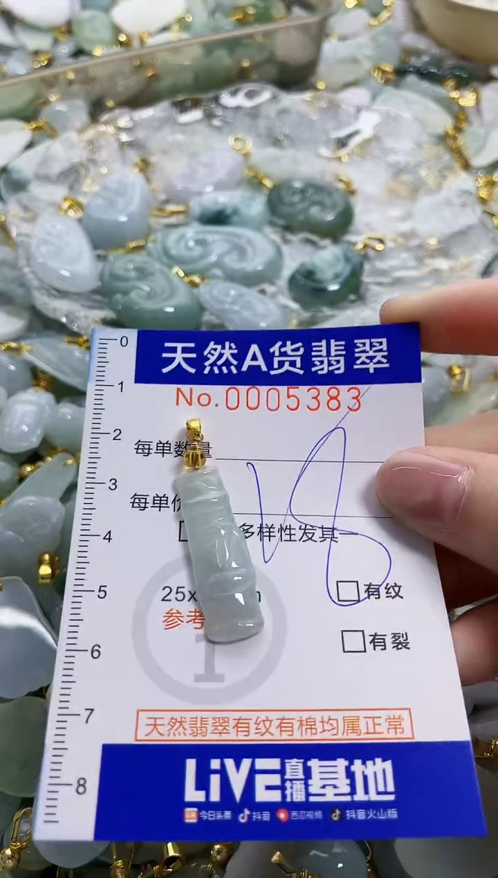 颈饰未镶嵌翡翠天然A货翡翠