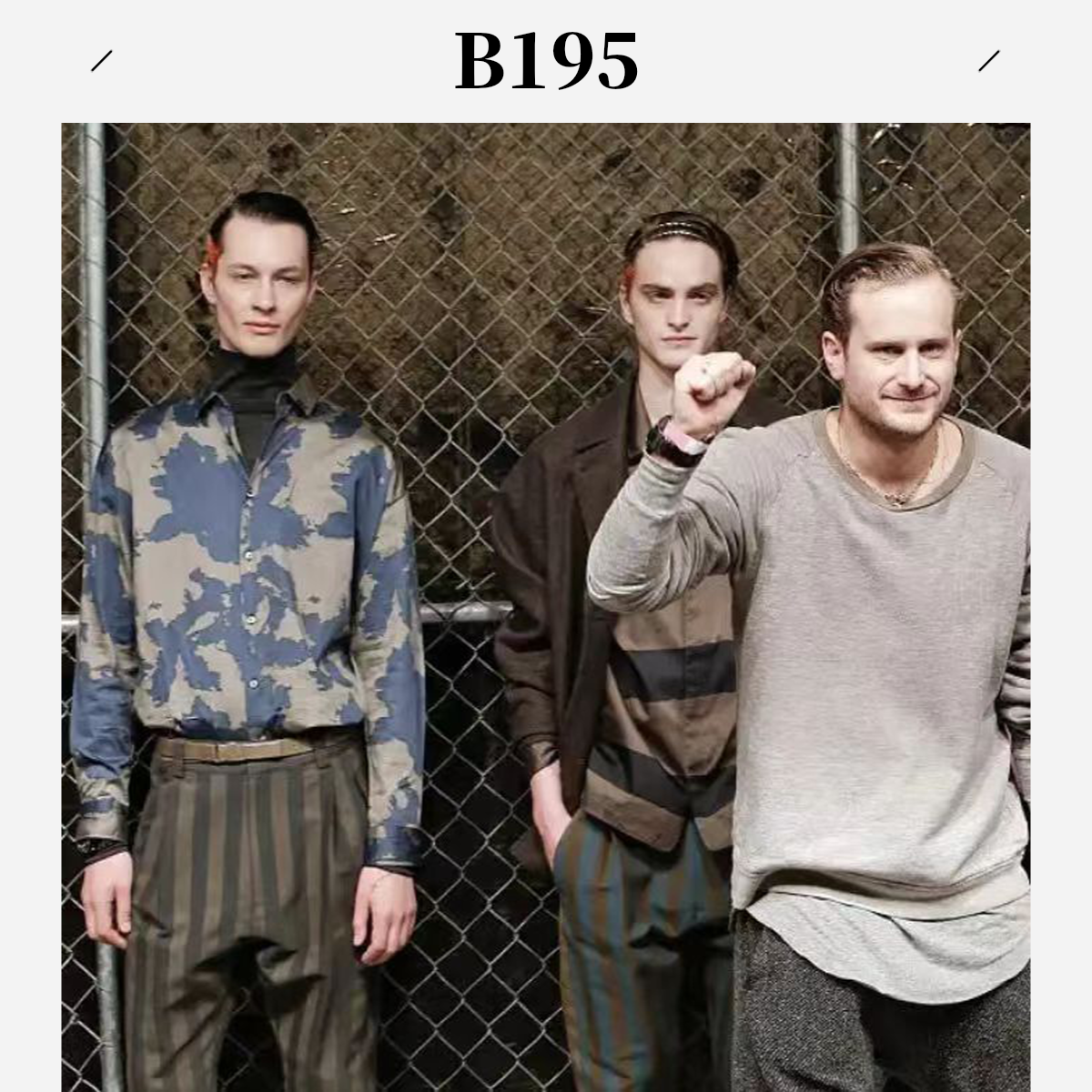 TG男式针织衫-B195