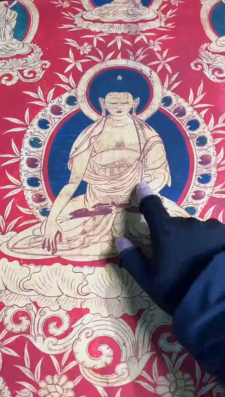 卷轴画天天的唐卡tk160