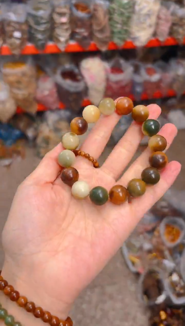 吊坠菩提根/象牙果花皮单圈