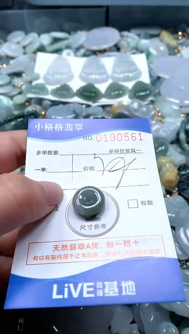 【闪购商品】翡翠颈饰未镶嵌闪购商品0190561