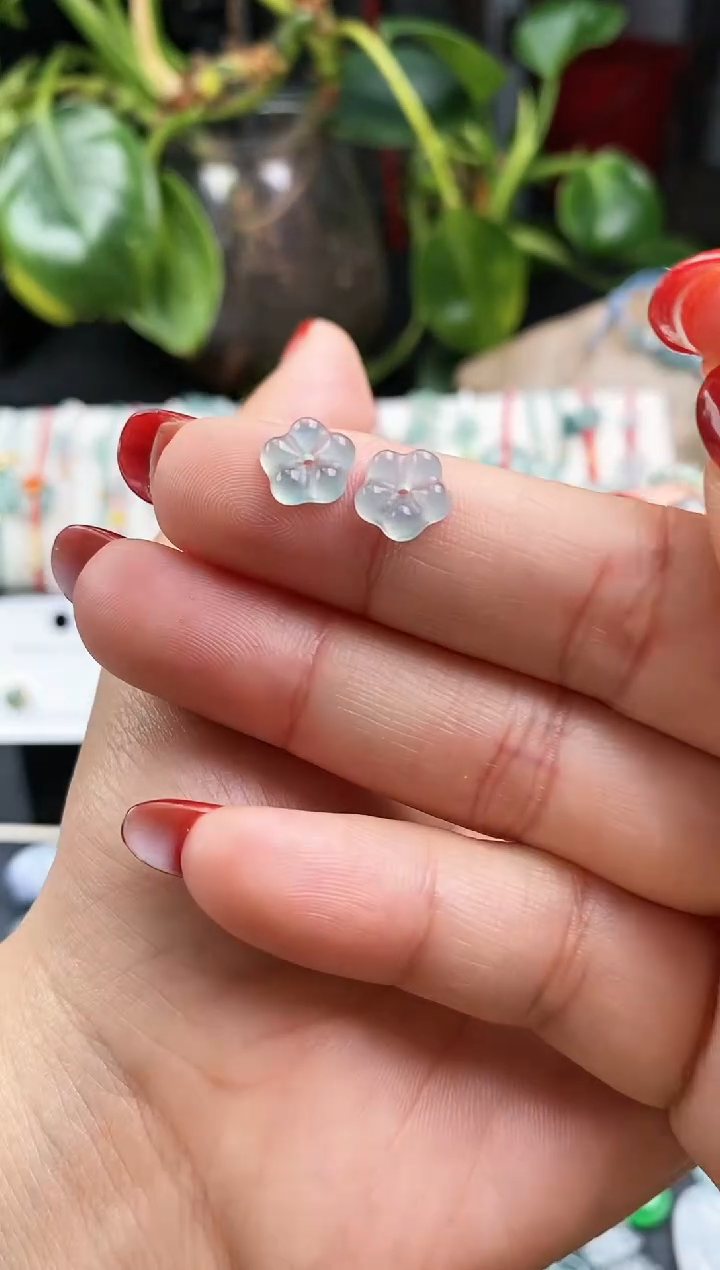 【闪购商品】翡翠戒指未镶嵌小花