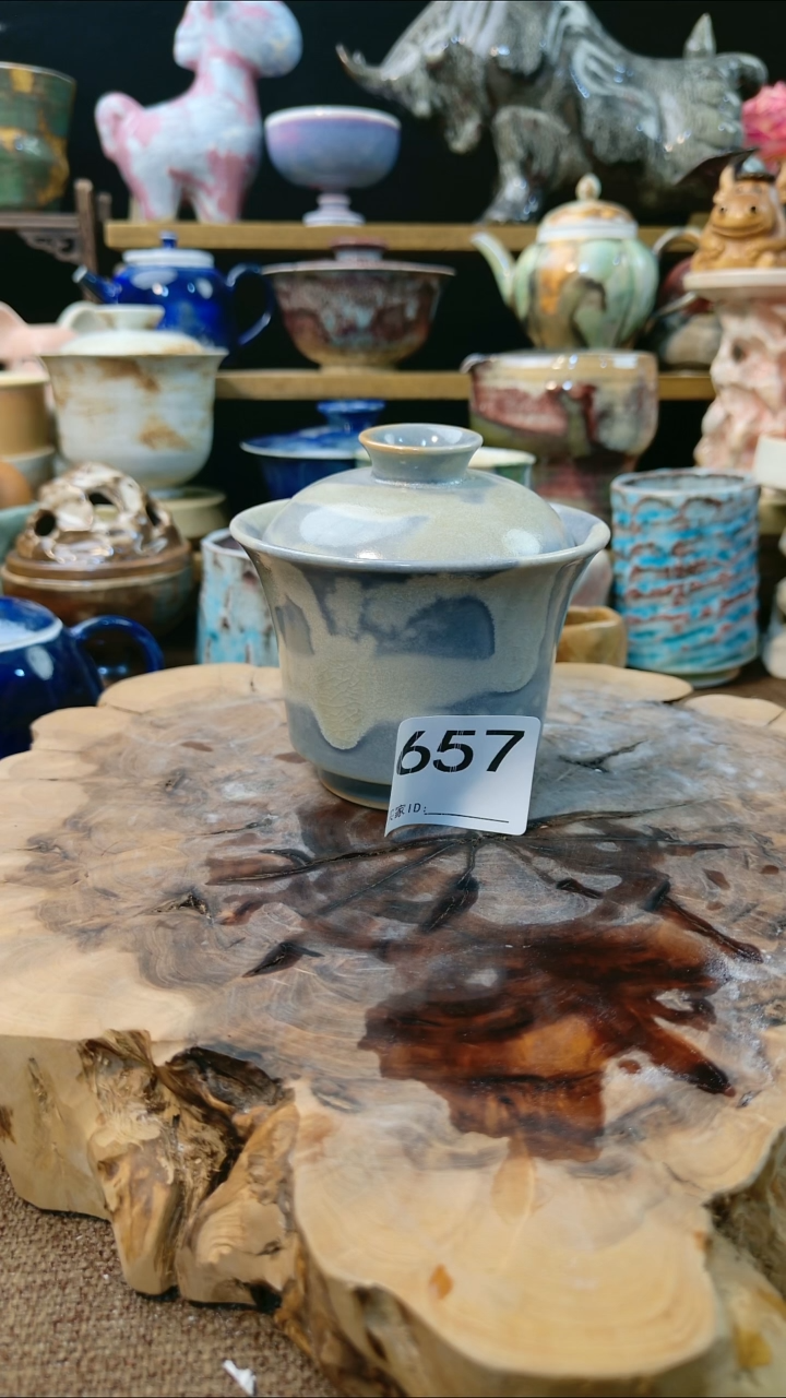 高温颜色釉窑变系列 微瑕