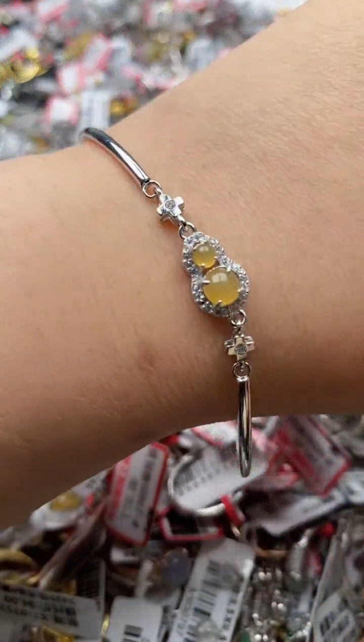 【闪购商品】翡翠戒指银S925镶嵌22222---2