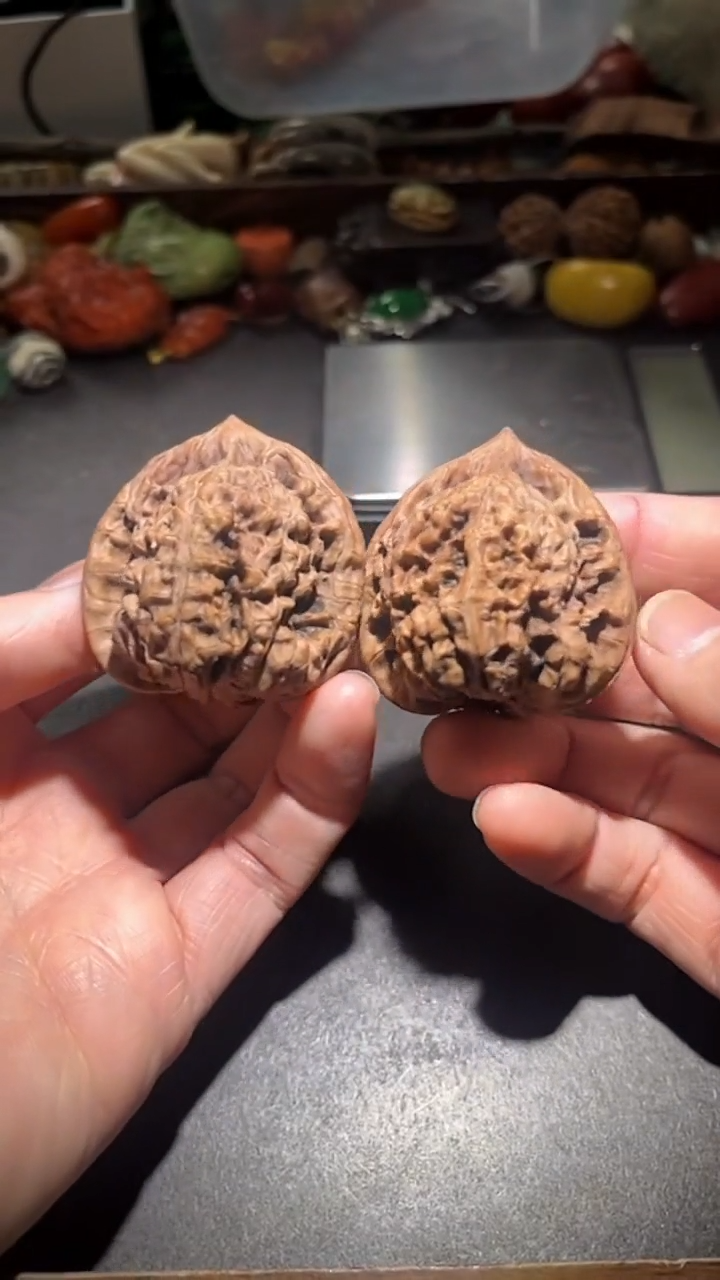 把件文玩核桃pz1225-1麻核桃约41mm