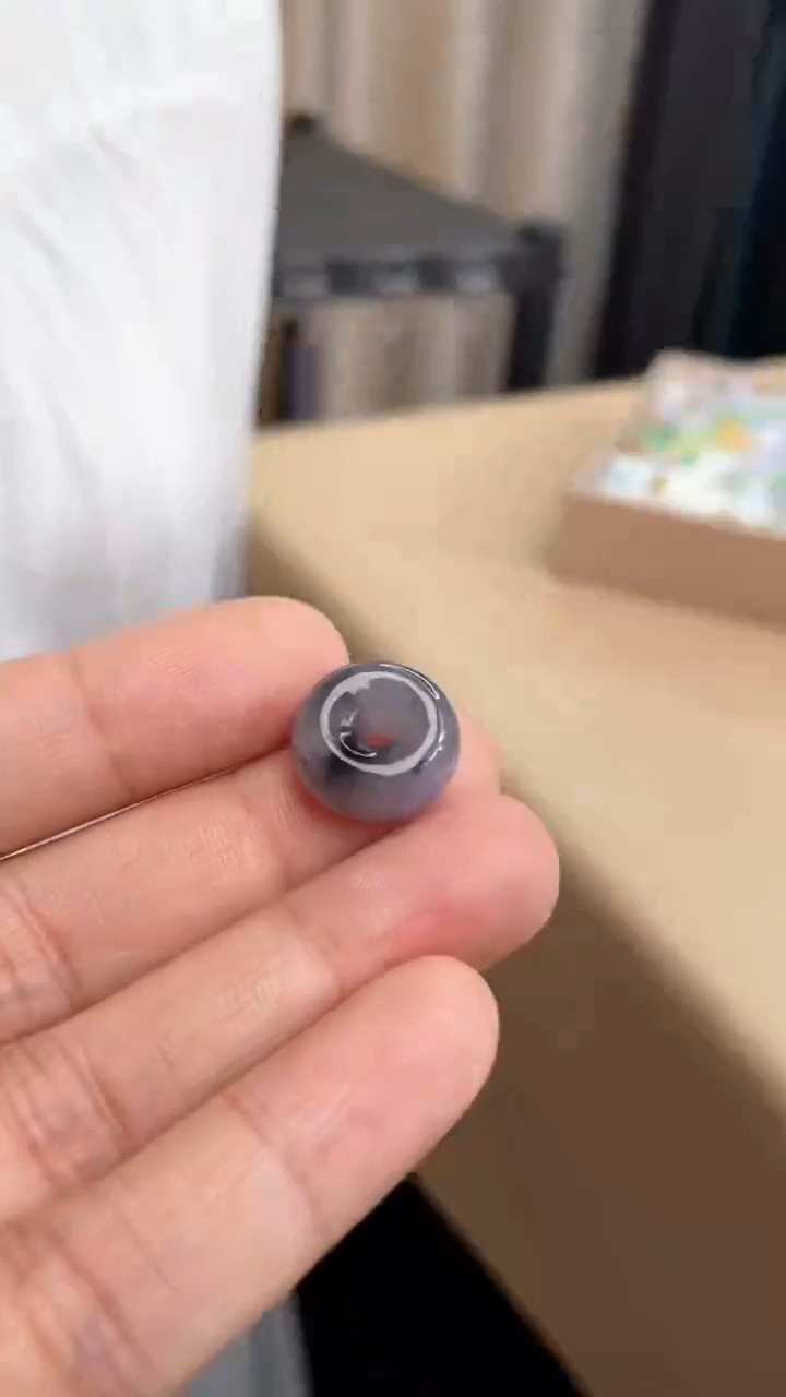 【闪购商品】翡翠颈饰未镶嵌甜甜圈