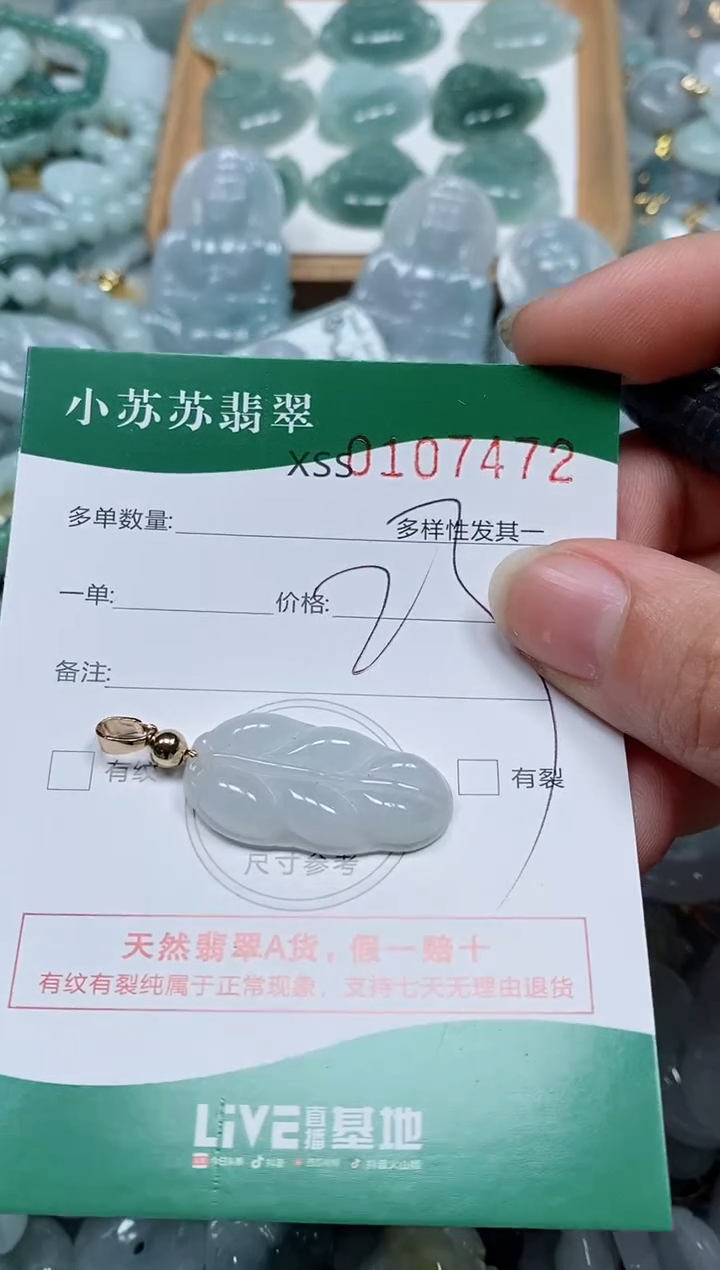【闪购商品】翡翠颈饰未镶嵌闪购商品0107472