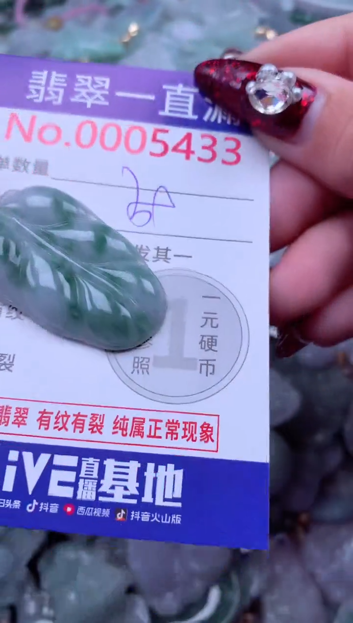 吊坠(不含链)未镶嵌翡翠5433