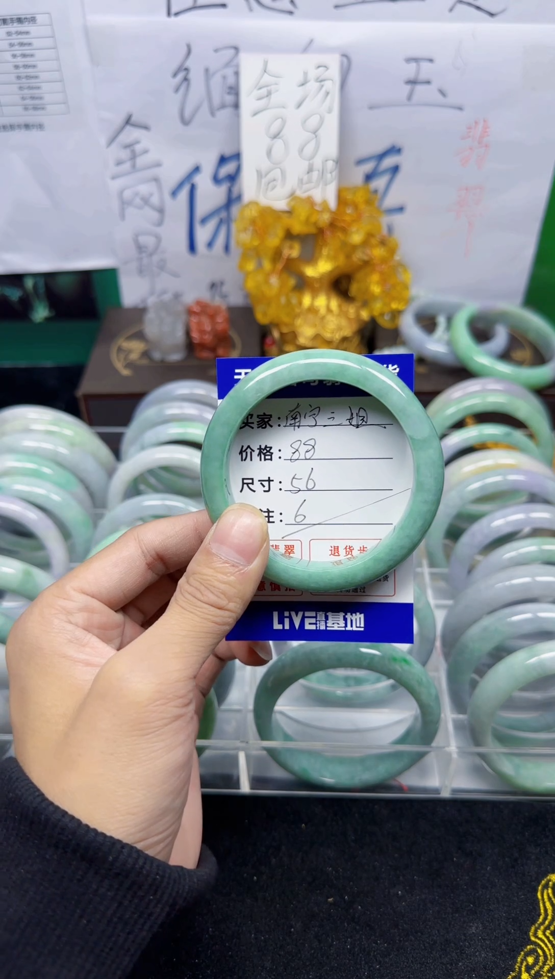 未镶嵌手镯翡翠南**姐6