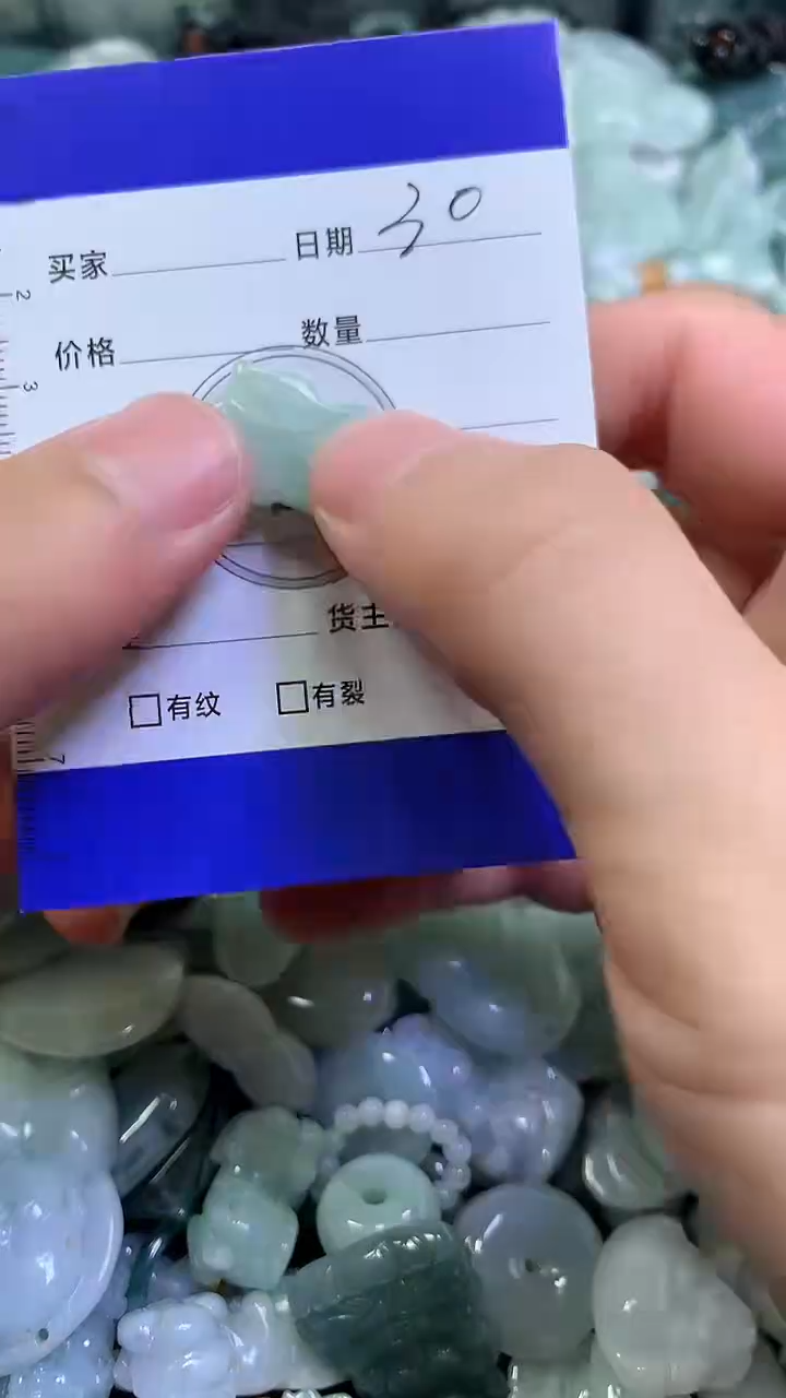 翡翠未镶嵌颈饰翡翠