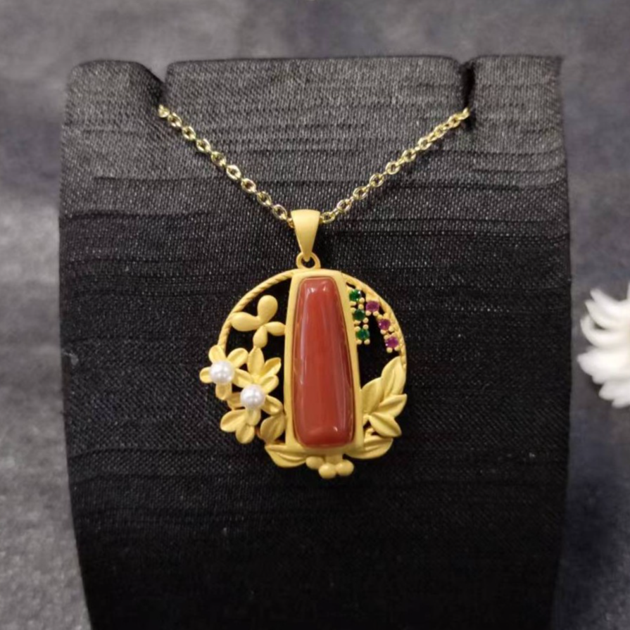 菲菲珠宝好*南红吊坠