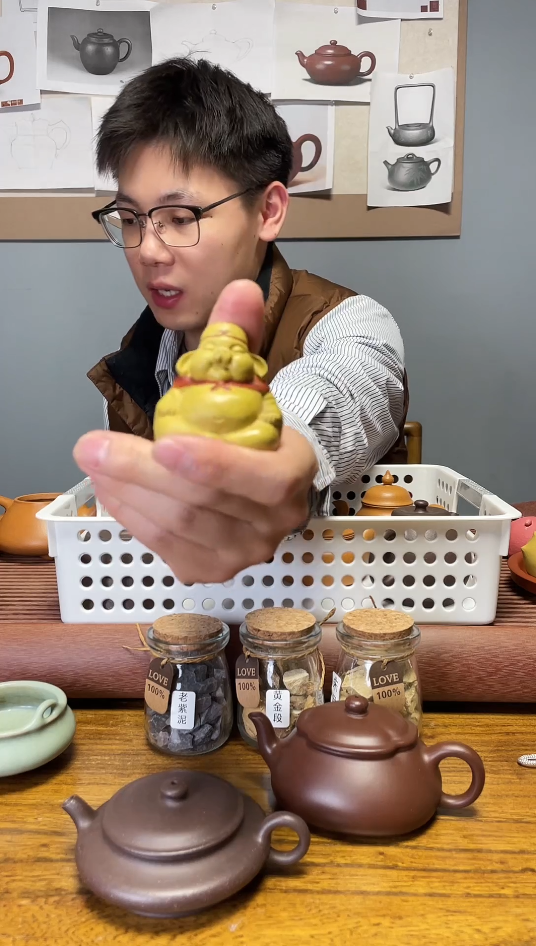 紫砂茶宠八戒紫砂