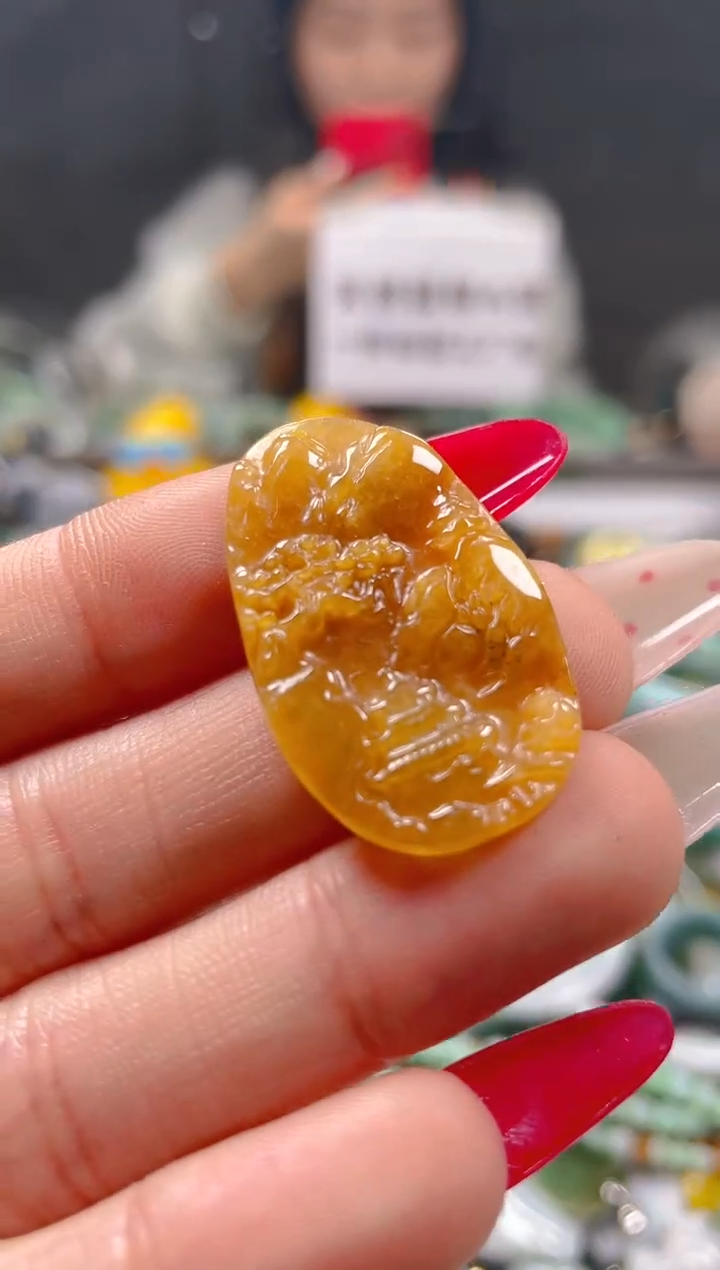 【闪购商品】翡翠颈饰未镶嵌/G/翡翠A货一图一物