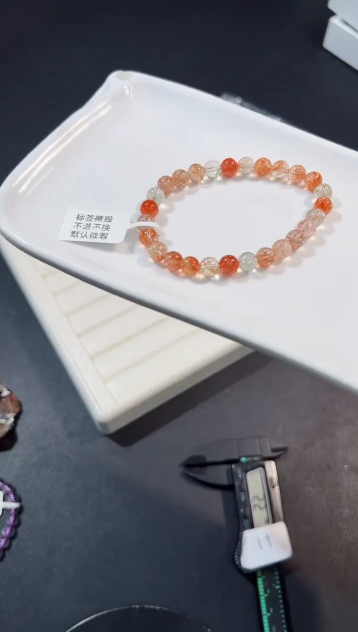 【闪购商品】长石手串未镶嵌47q多样性发其一/1条默认微瑕