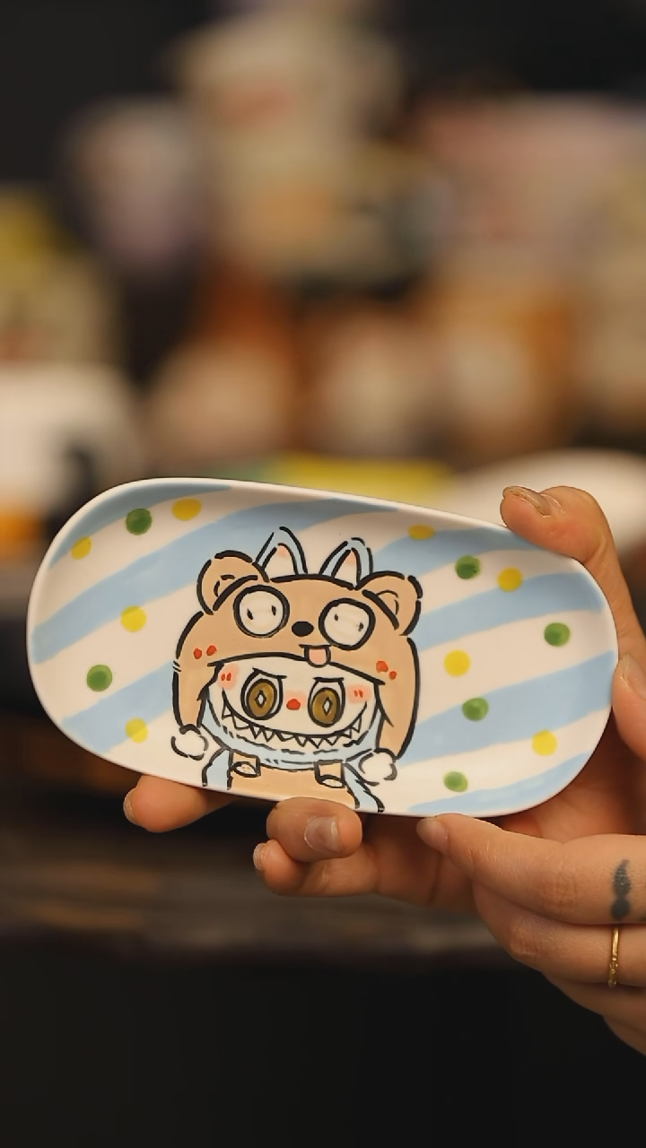 【闪购商品】摆件景德镇釉下彩绘设计师款式陶瓷