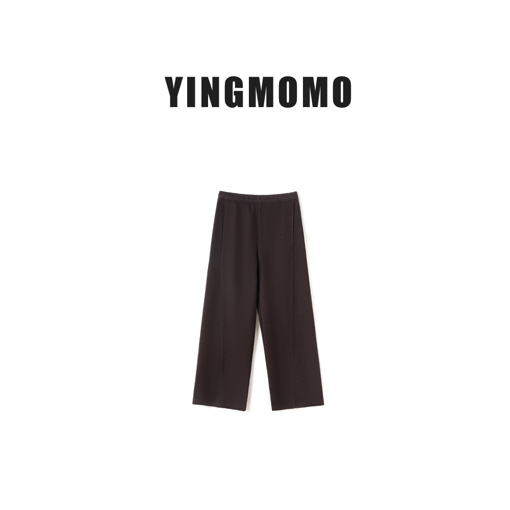 【YINGMOMO】影哥「冬牧场」高定系列阔腿羊毛裤松弛感保暖