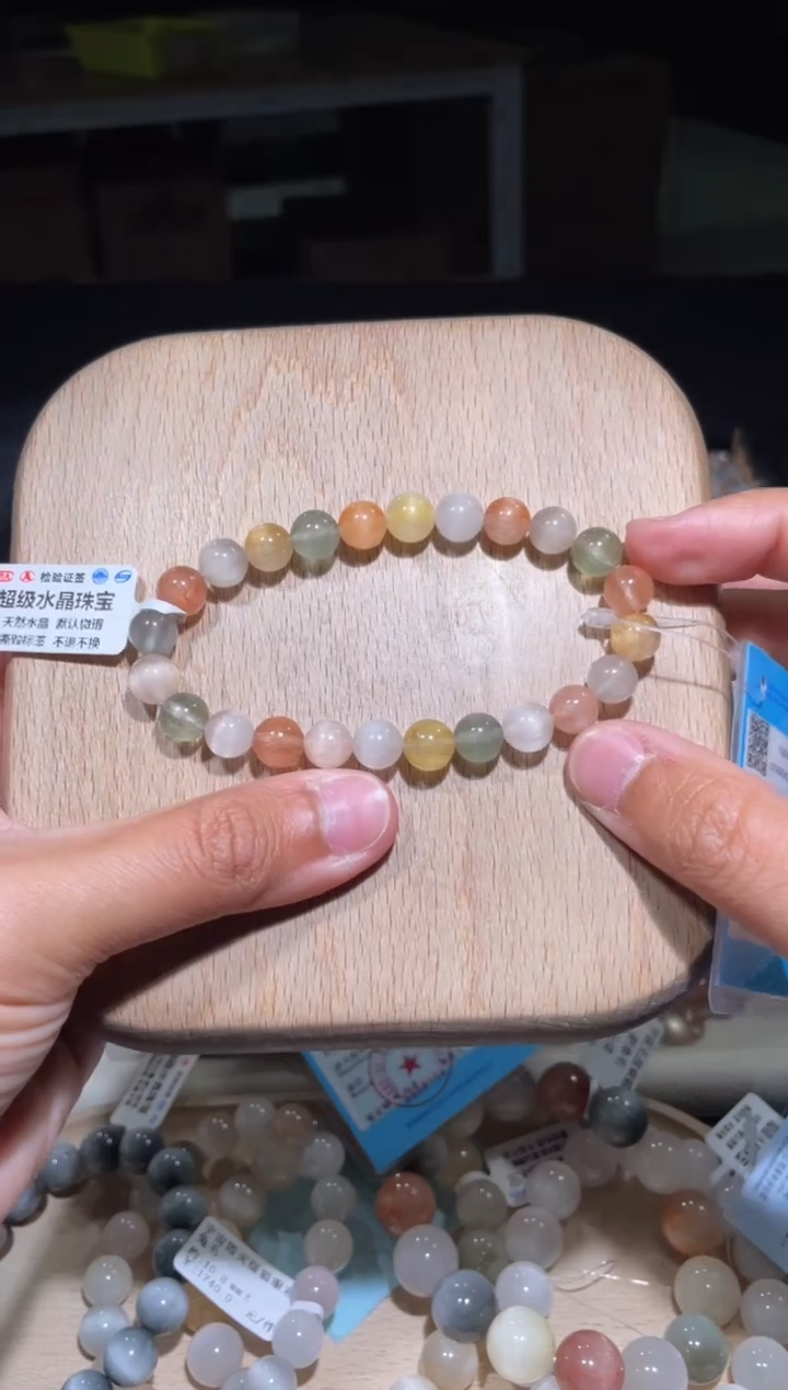 【闪购商品】水晶手链未镶嵌68号多样性发货一G 8+