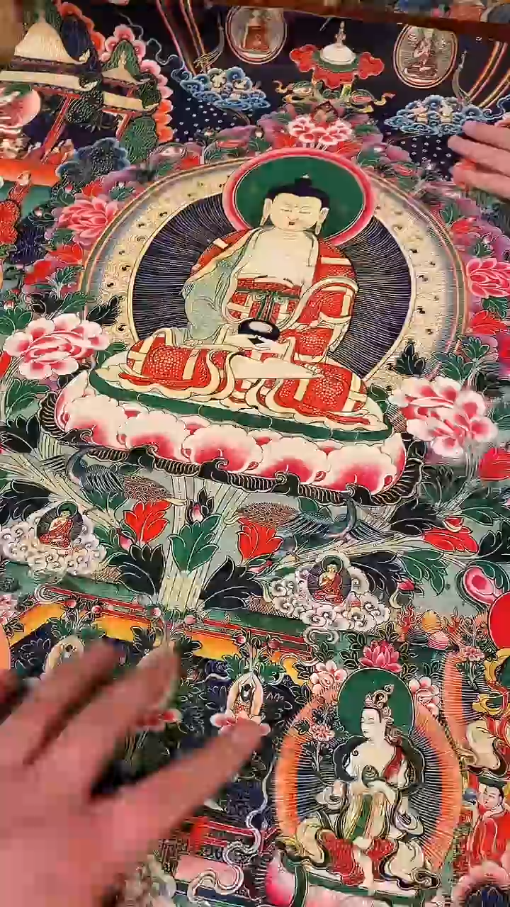 装裱画精美唐卡tk16148