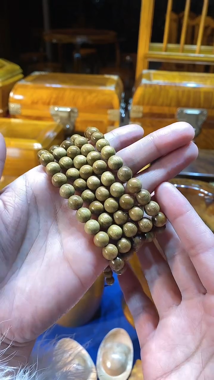 【闪购商品】金丝楠木艺小叶桢楠 0.8串108颗