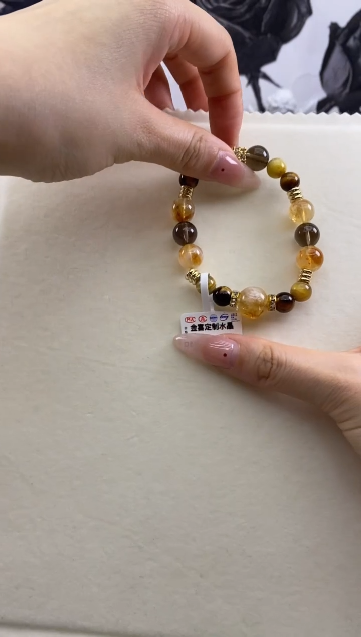 【闪购商品】水晶手链未镶嵌金霸