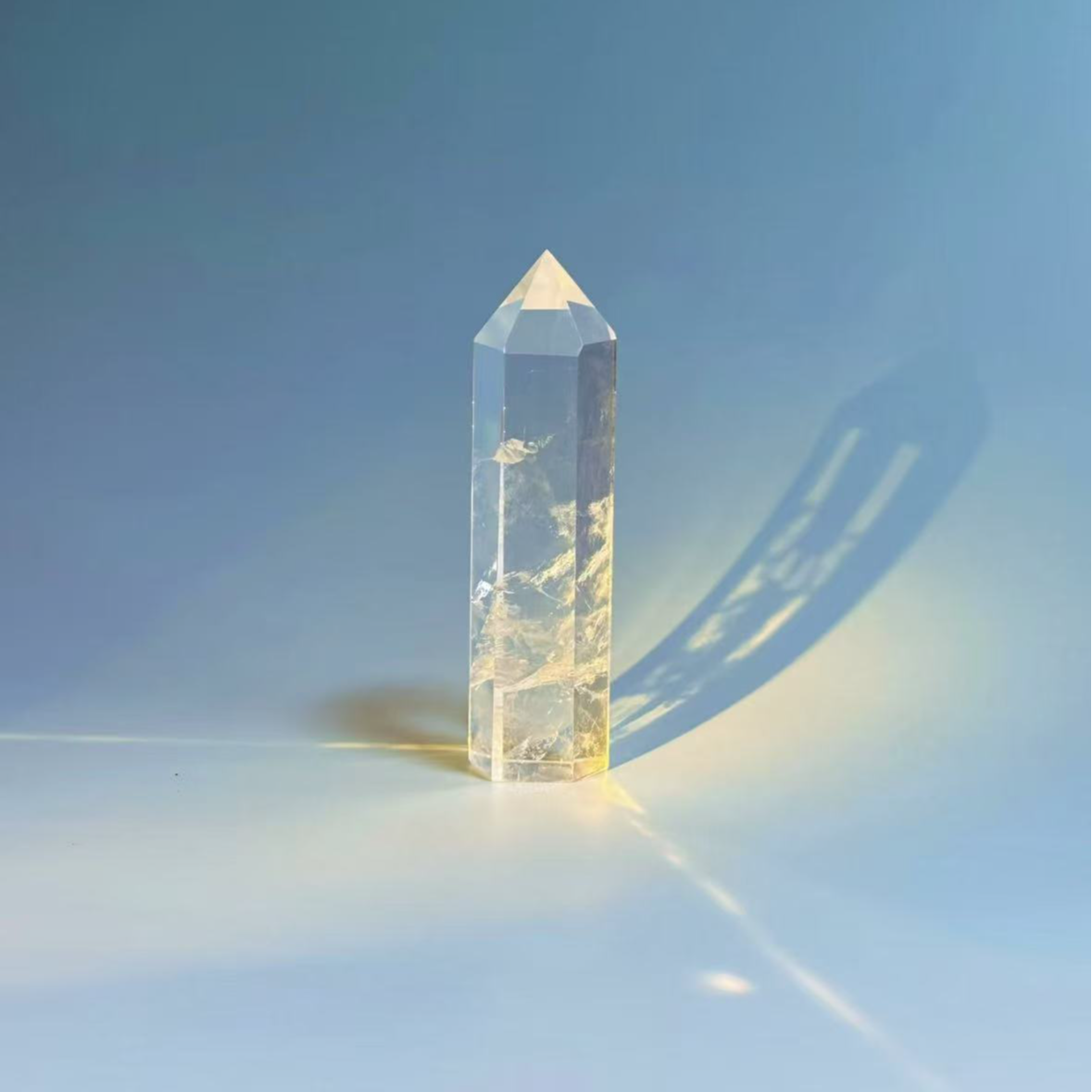 喜马拉雅白水晶柱D032806-多样性发其一