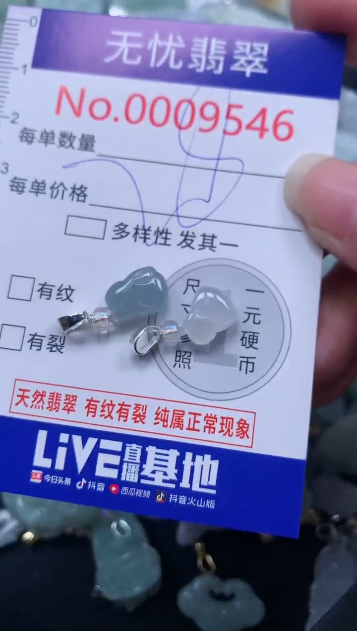 颈饰未镶嵌翡翠9546