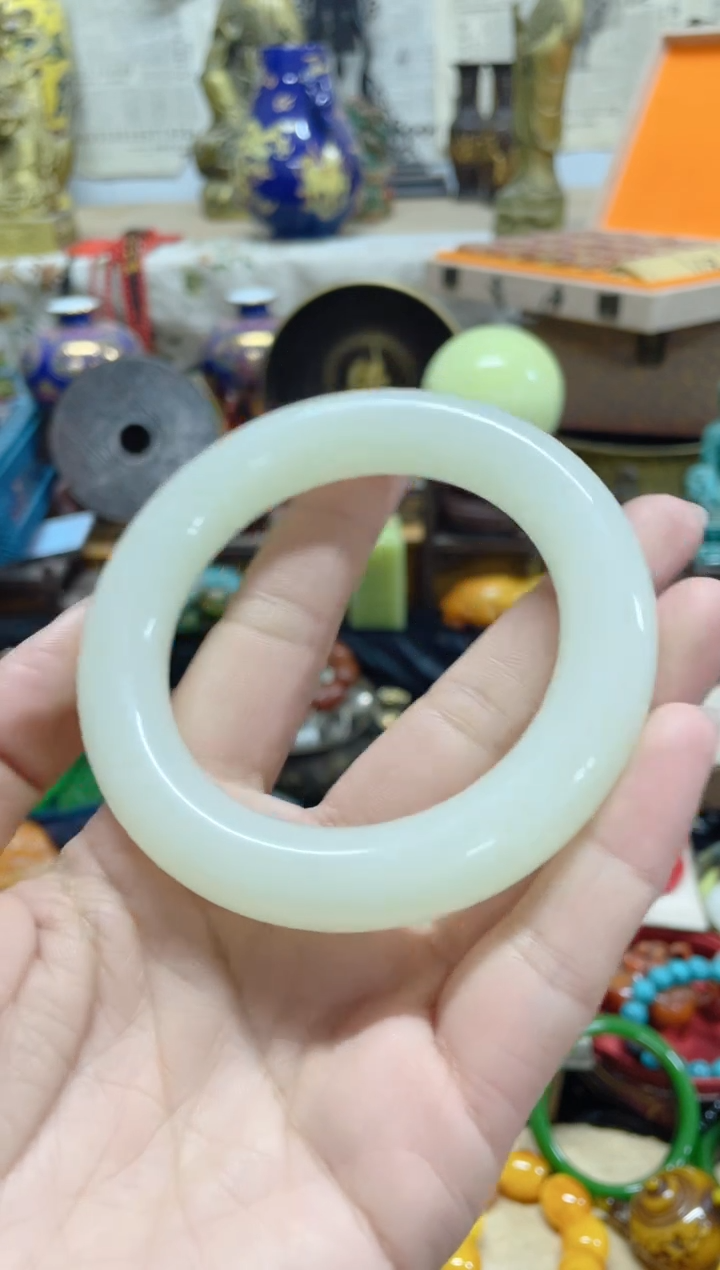 【闪购商品】和田玉手镯未镶嵌主播推荐主播推荐