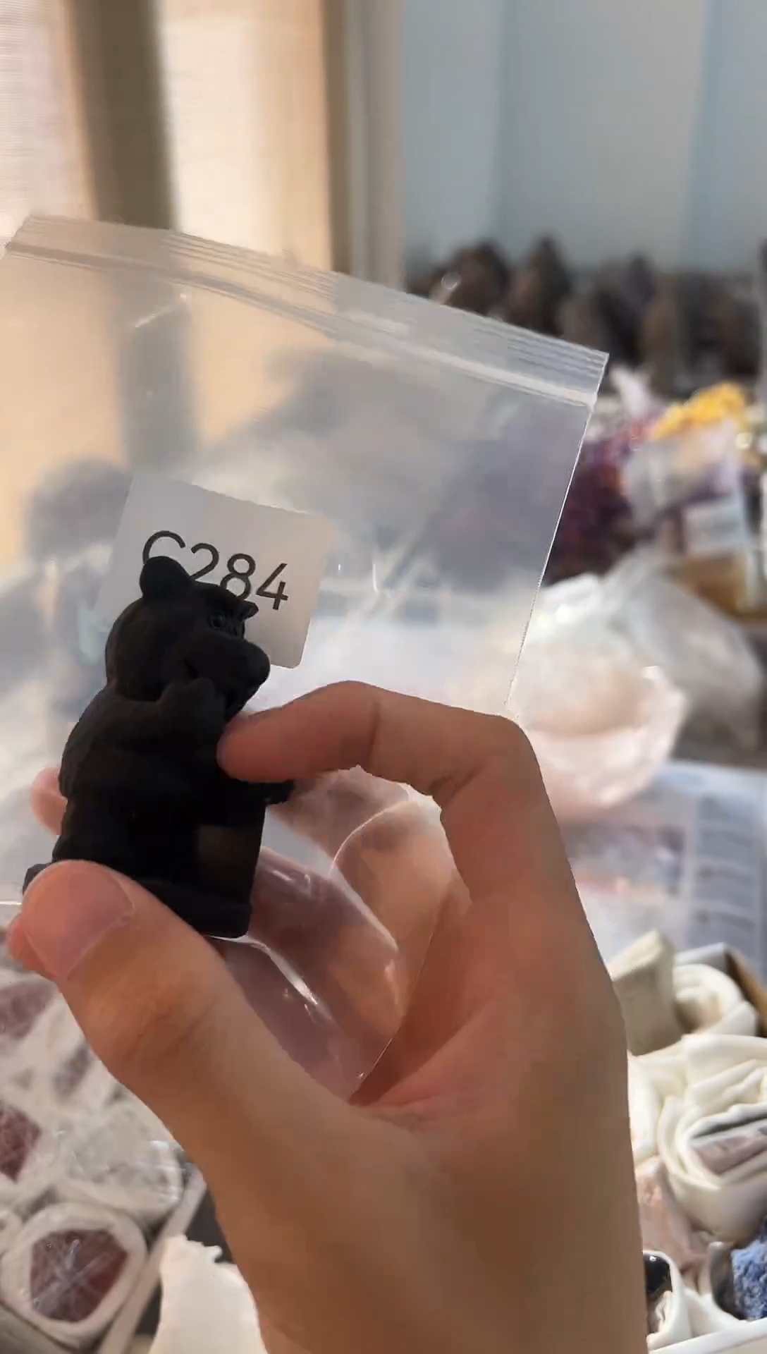 未镶嵌黑曜岩珠宝奇石C284