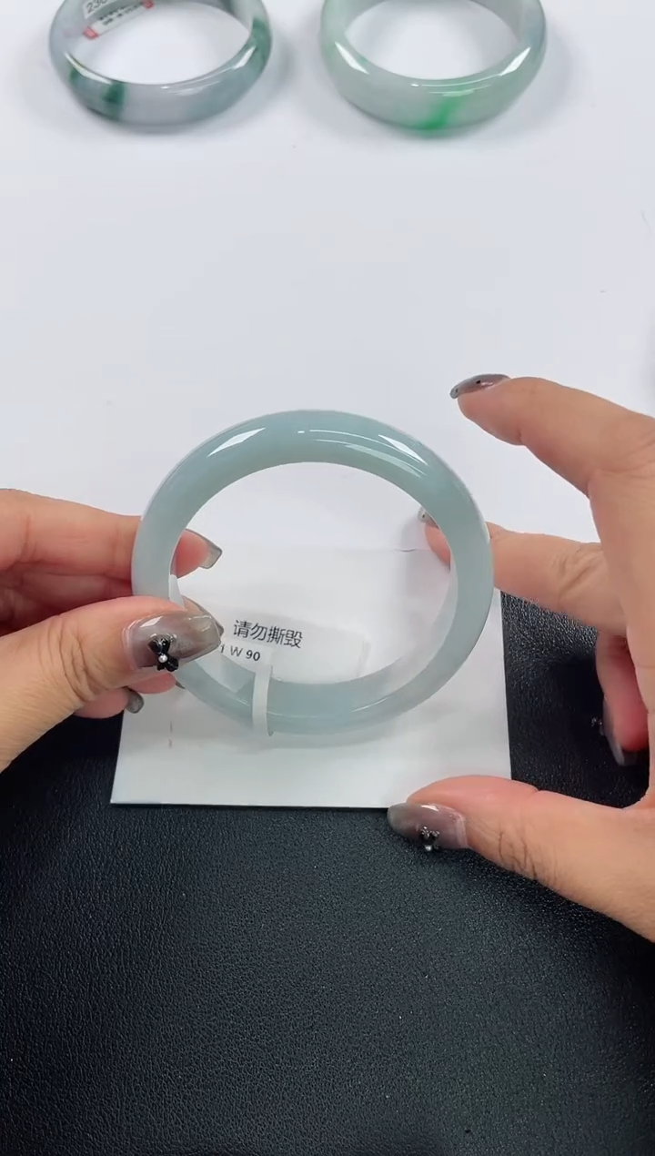 未镶嵌手镯翡翠基地发货H8981 59+