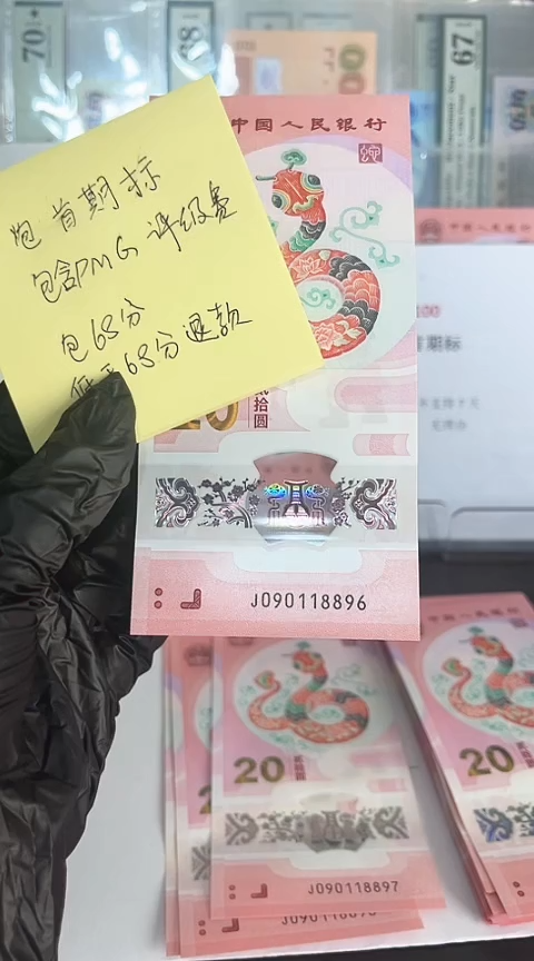 【闪购商品】塑料蛇钞包68分单张号码090118896
