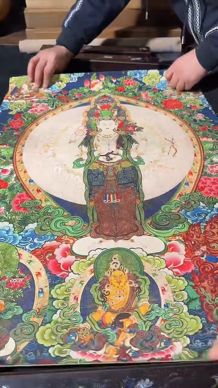 卷轴画藏式珍藏彩绘艺术馆84