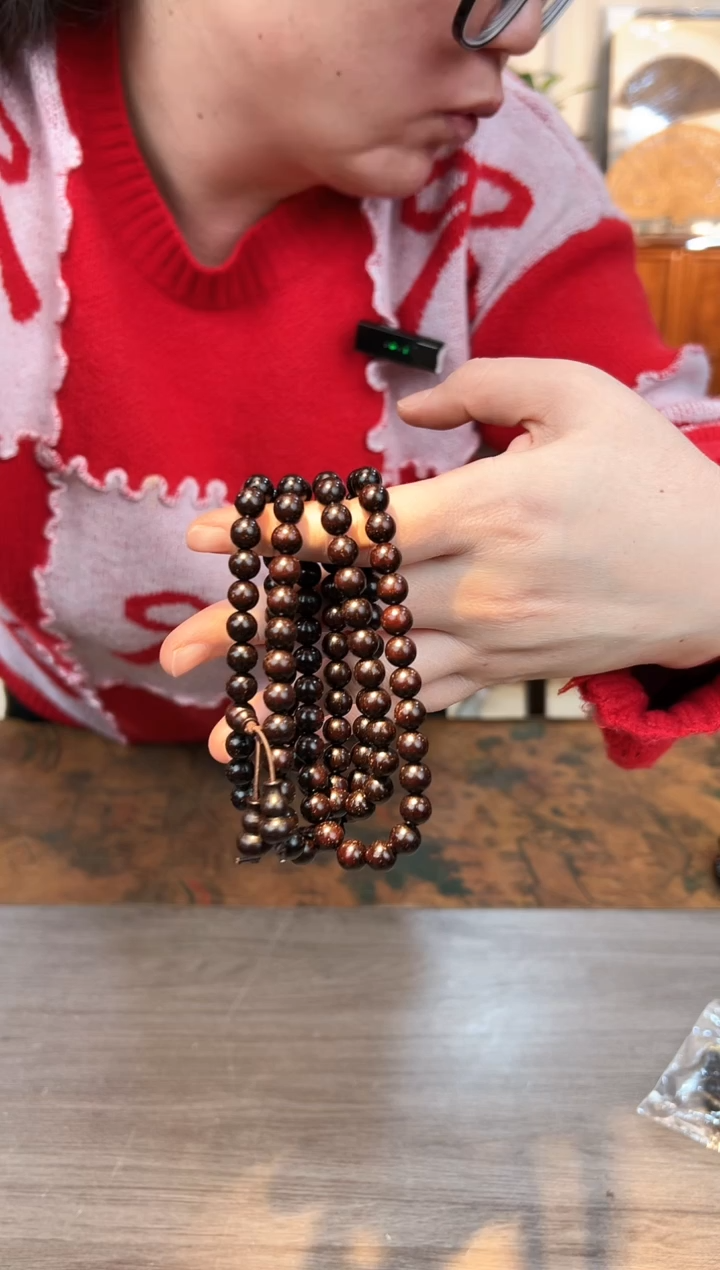 【闪购商品】紫檀木类成套家具小叶紫檀   0.8/108手串