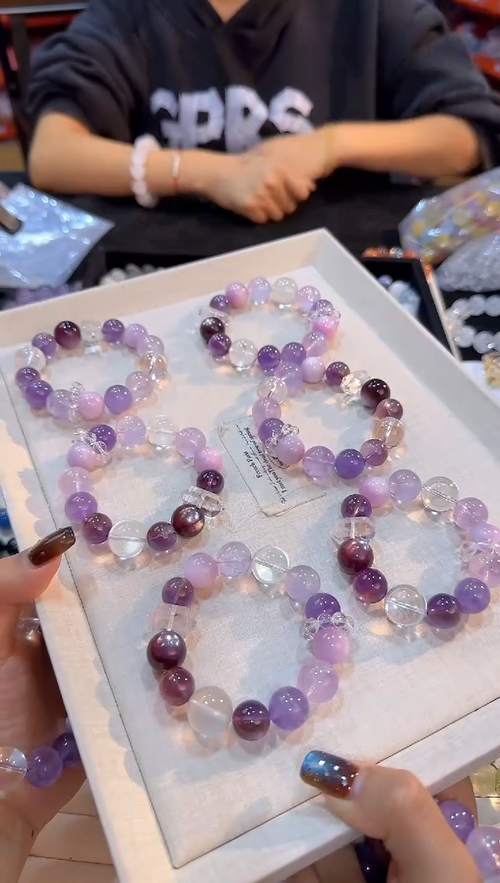 未镶嵌手链水晶002/手串多样性发其一/13-14