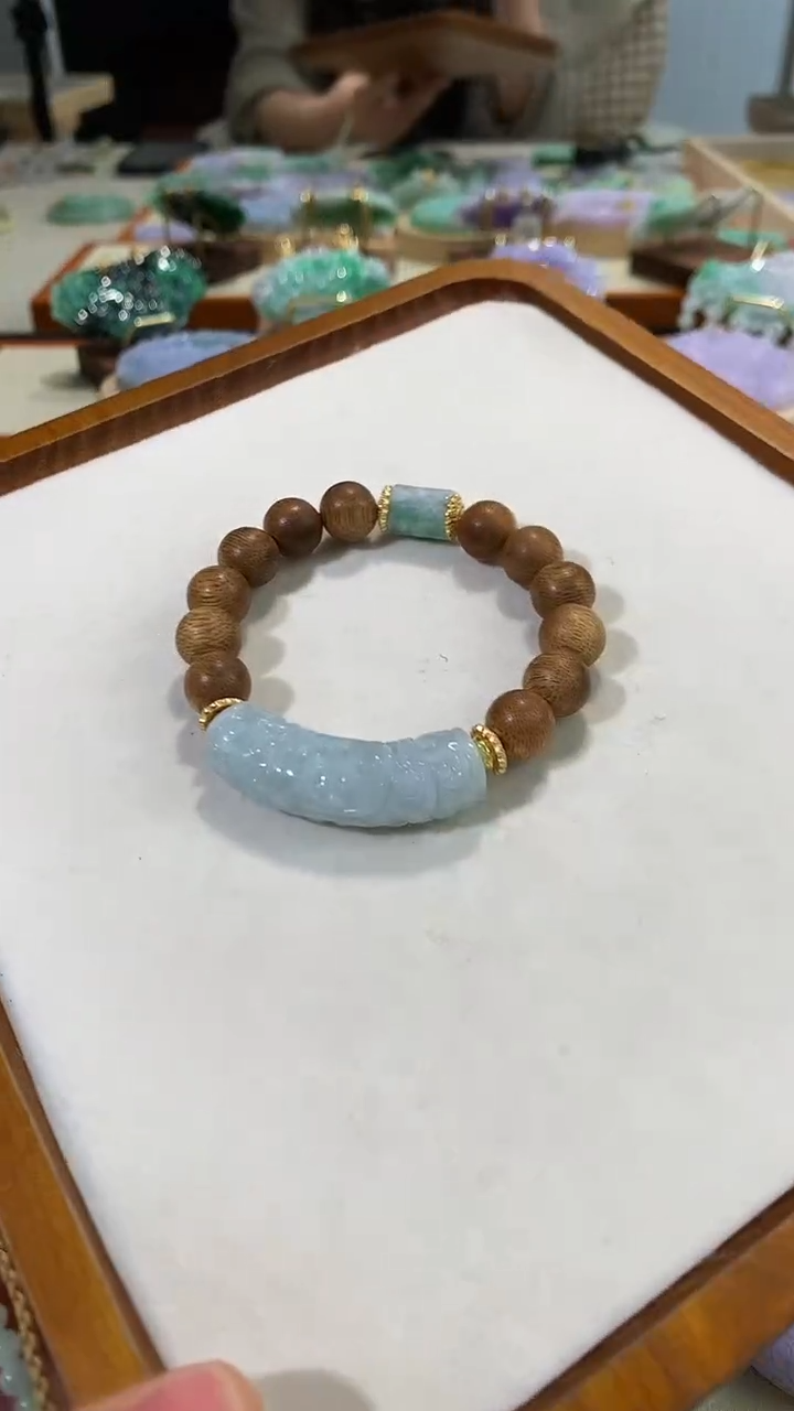 未镶嵌手串翡翠翡翠手牌