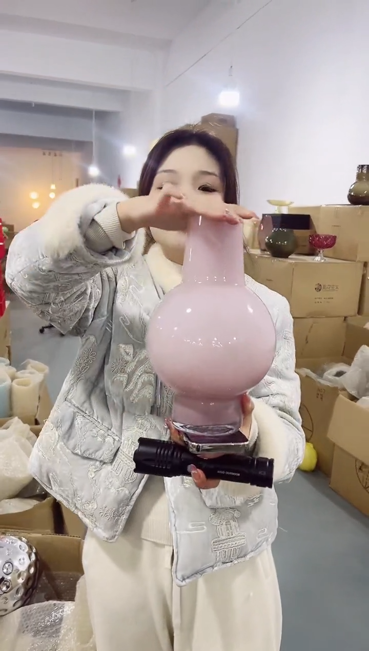 【闪购商品】玻璃乐之沭花瓶厂微瑕-Z6KC