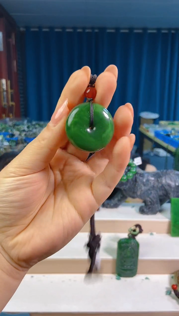 和田玉未镶嵌挂件1