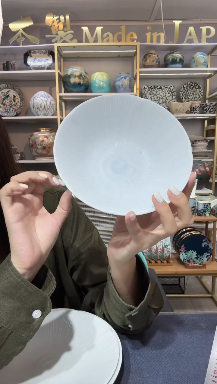 陶瓷京千段煮物钵17cm两个