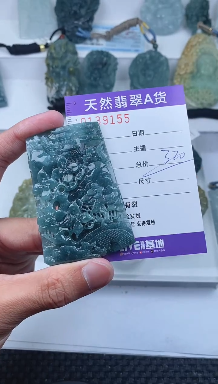 【闪购商品】翡翠颈饰未镶嵌       155
