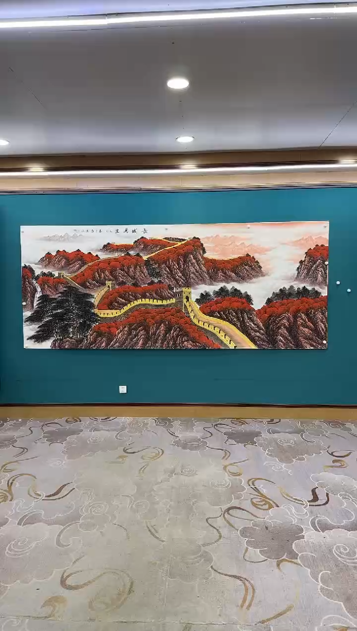 绘画君**下绘画xc王红兵-大丈二-国画