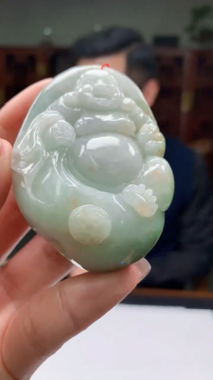 【闪购商品】定制翡翠未镶嵌1015ry-毛货挂件21