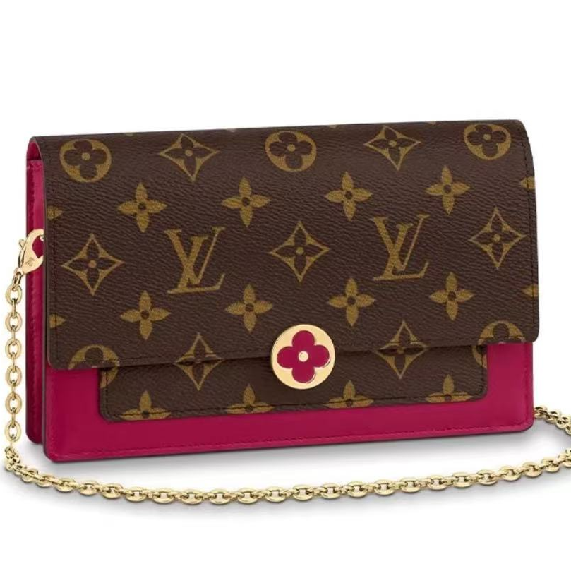 99新 LouisVuitton/路易威登  云朵奢品/LV 花朵woc/98新