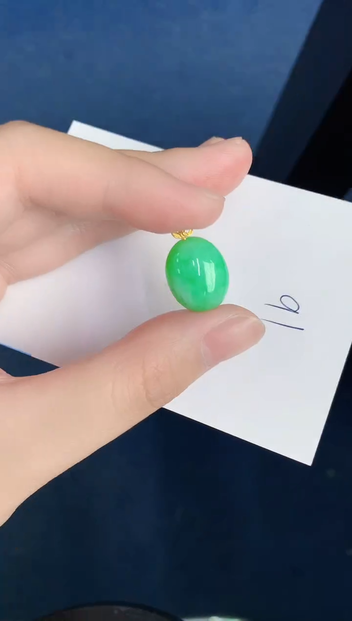 【闪购商品】翡翠颈饰18K金镶嵌000000000