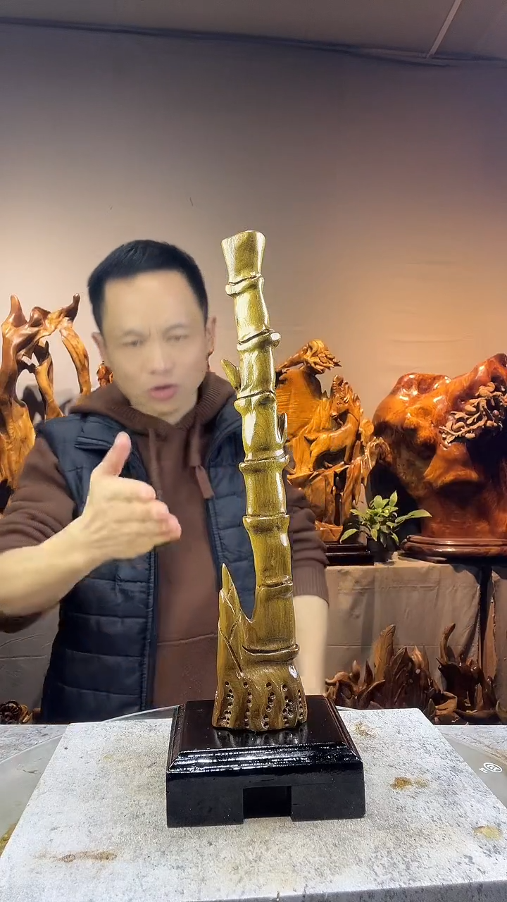 金丝楠六**顺小叶桢楠随行摆件3