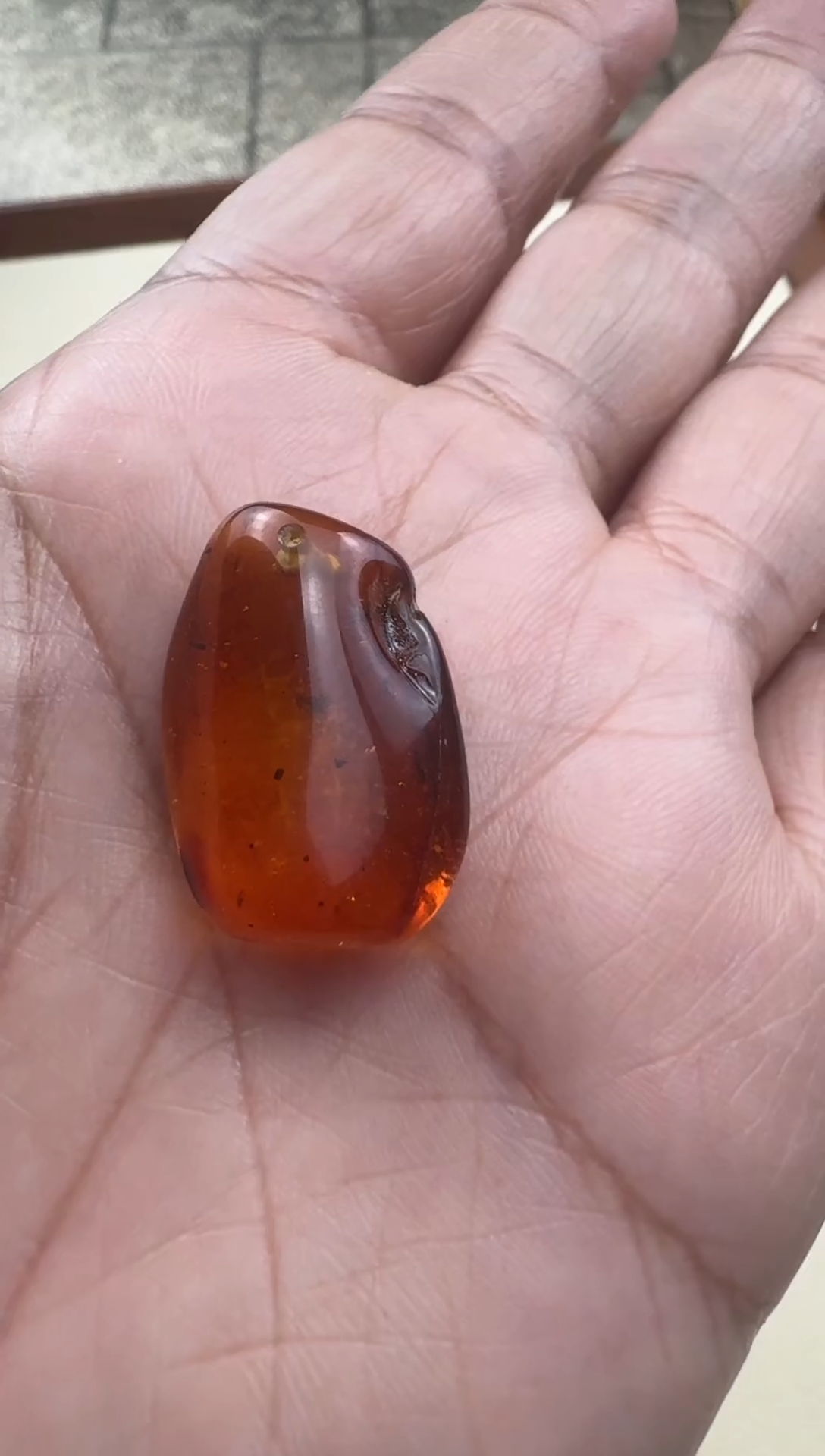 【闪购商品】虫珀珠宝奇石未镶嵌小蛾