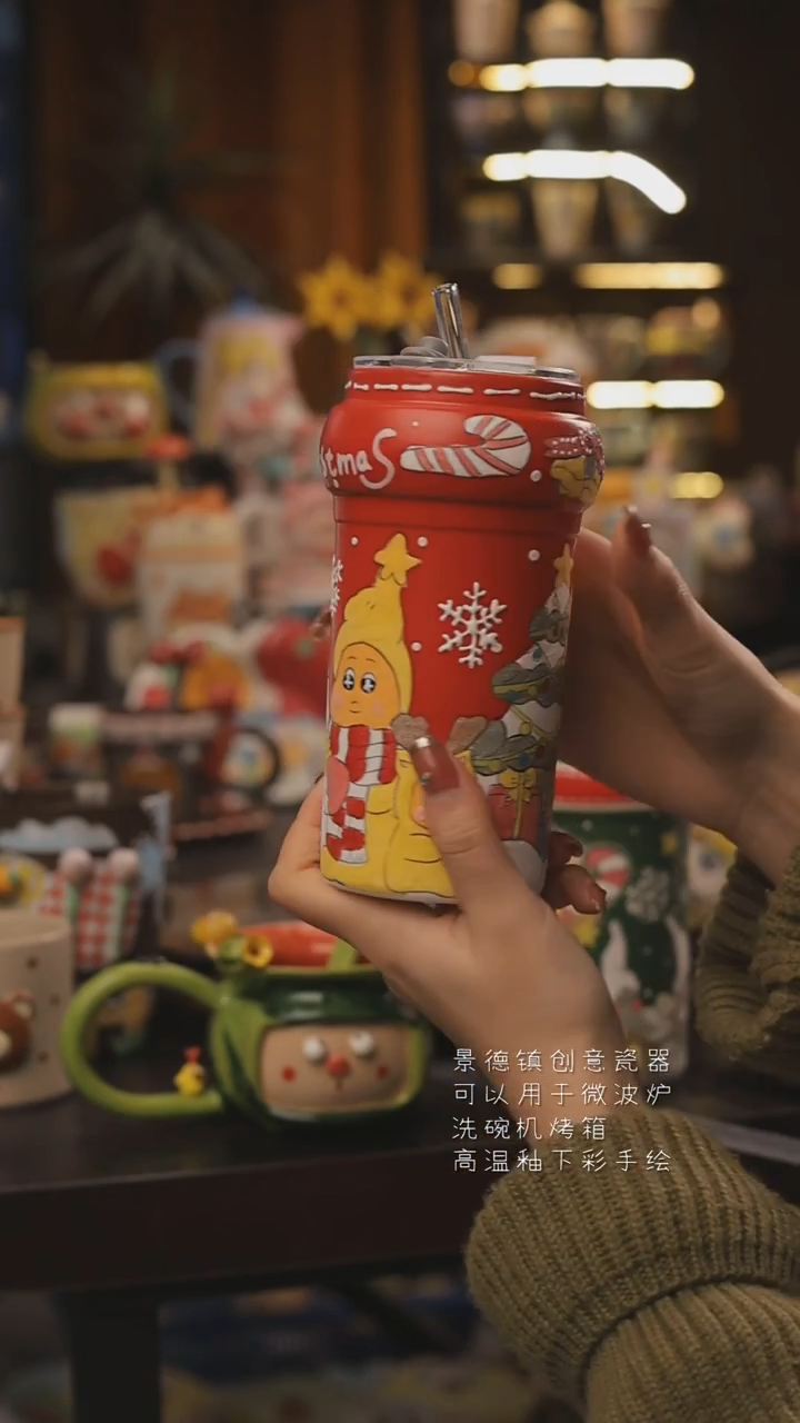 景德镇釉下彩绘设计师款式陶瓷