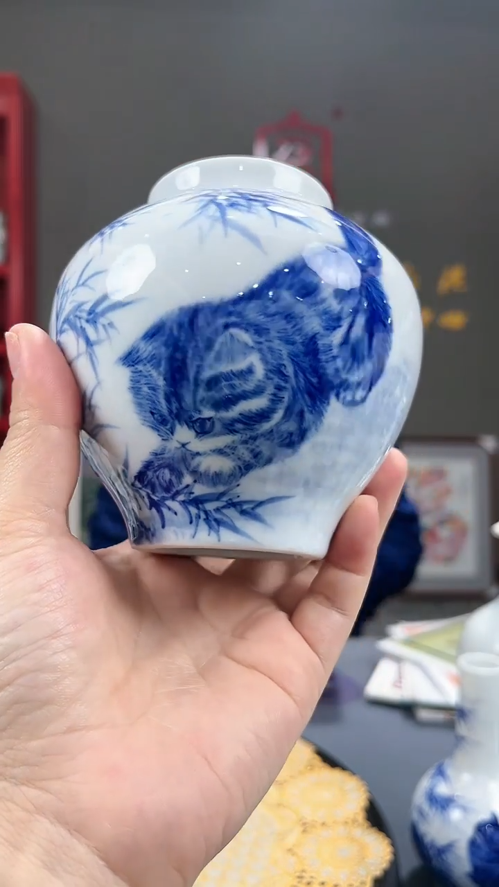 【闪购商品】官窑瓷画院745官窑瓷画院猫咪水洗