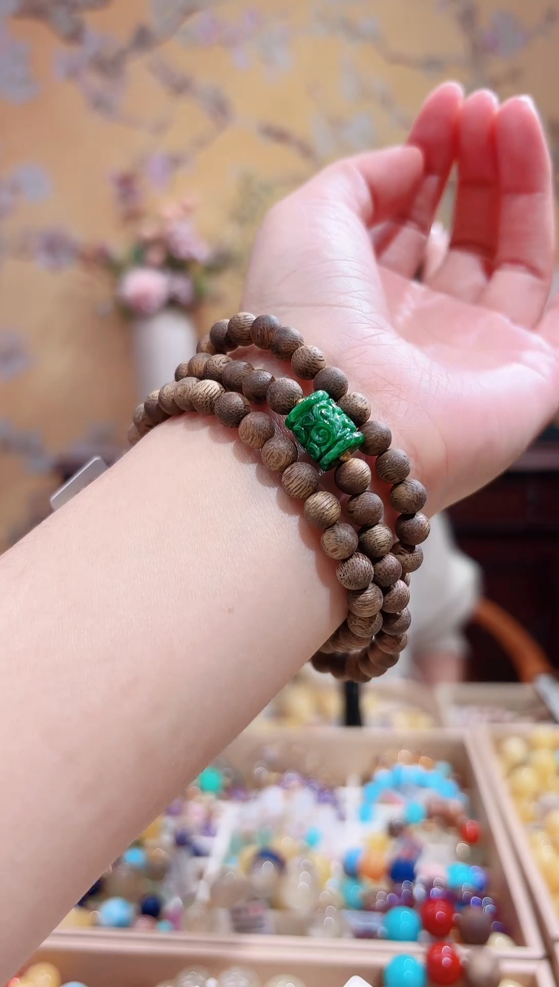 颈饰未镶嵌翡翠翡翠多宝项链设计款6.4咪