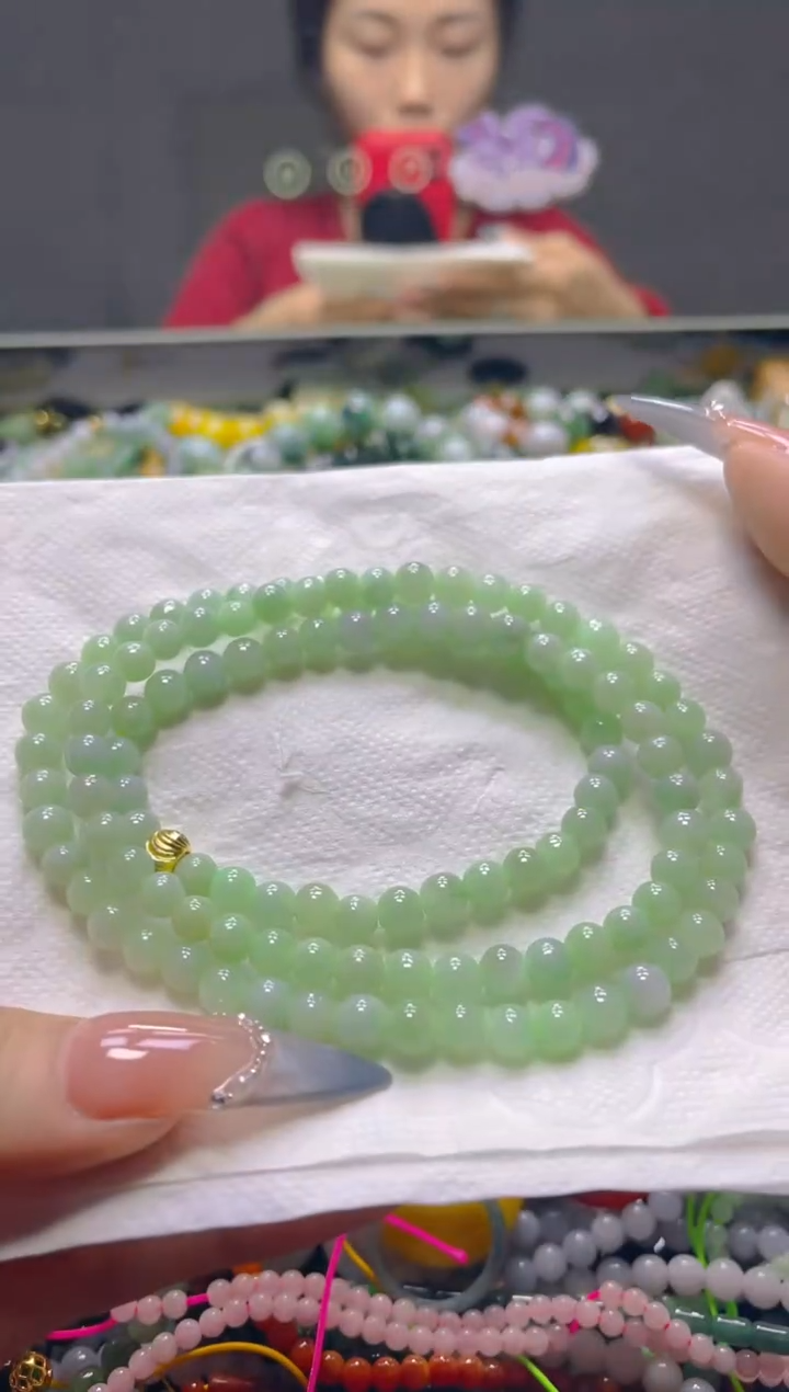 颈饰未镶嵌翡翠6MM