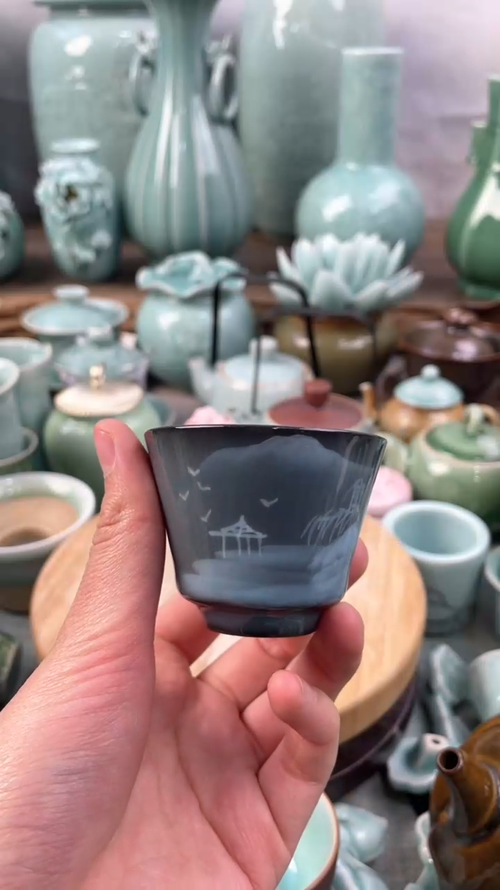 【闪购商品】福利款 慧仙青瓷 瓷器 主人杯