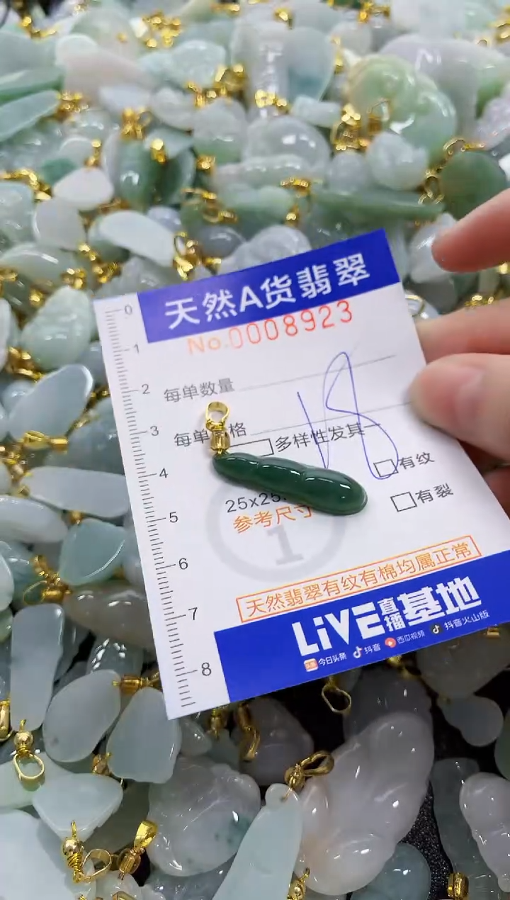 颈饰未镶嵌翡翠天然A货翡翠